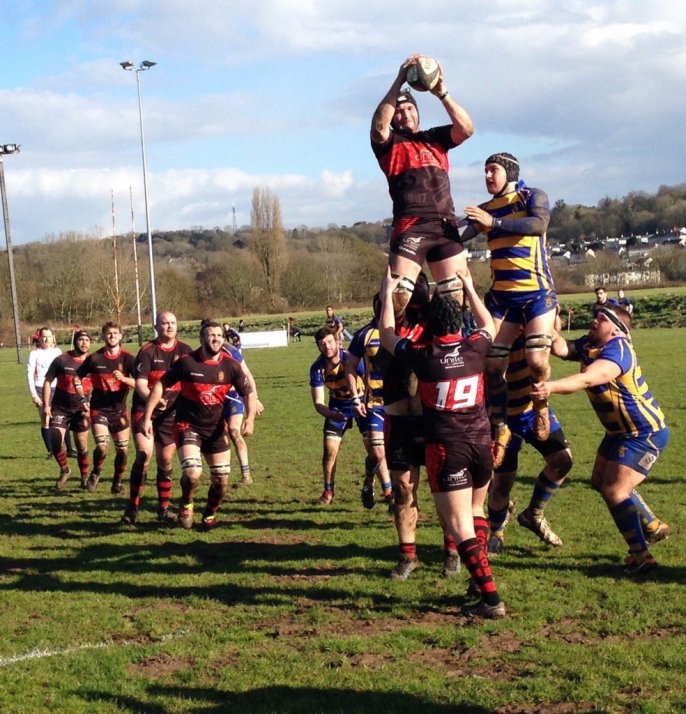 Will Carpenter: The only photo from the Avonmouth game...