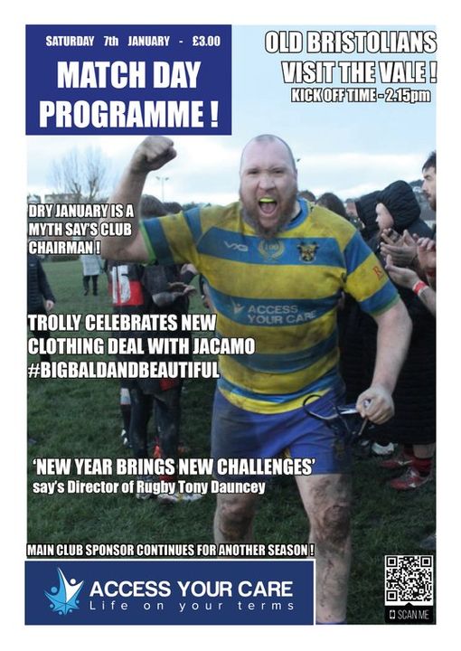 Game is at Clevedon School...