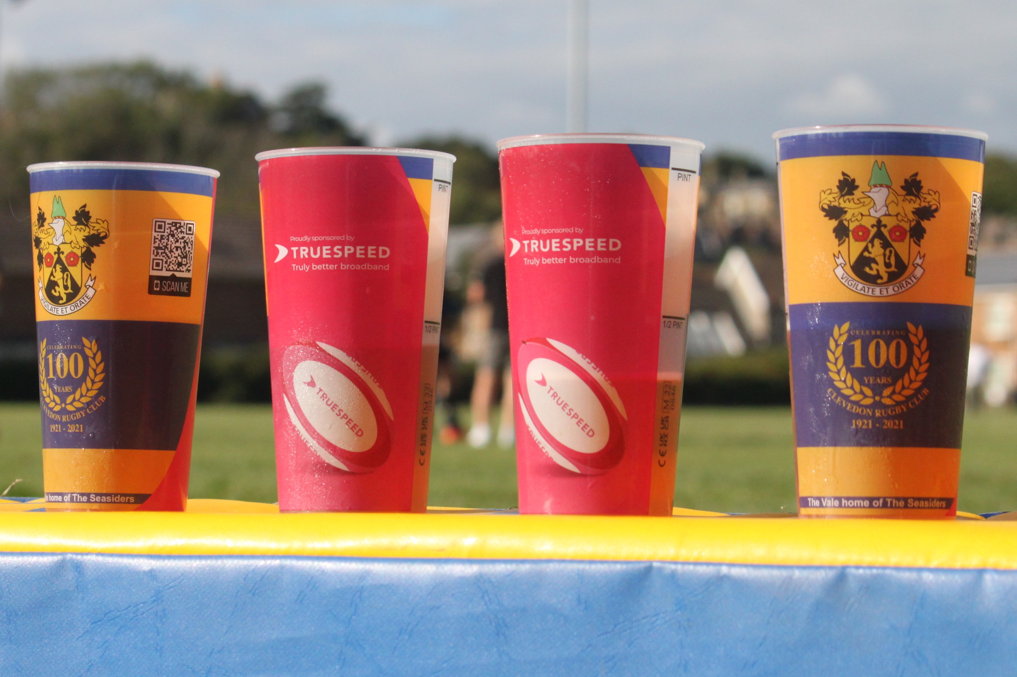 New pitchside drinking vessels