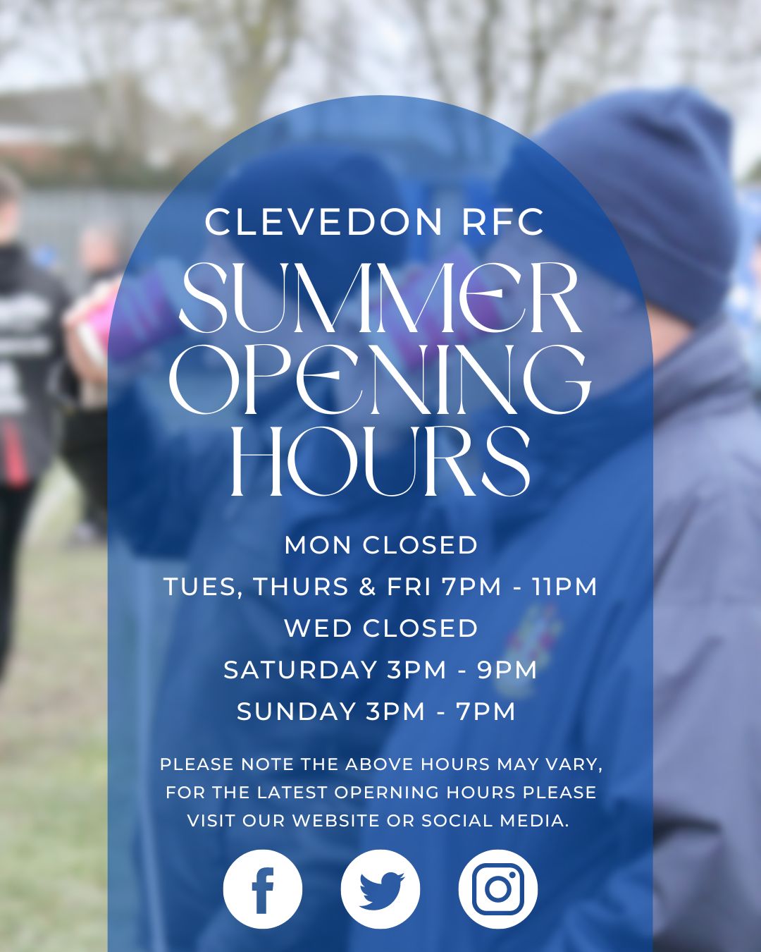 Summer Opening Hours