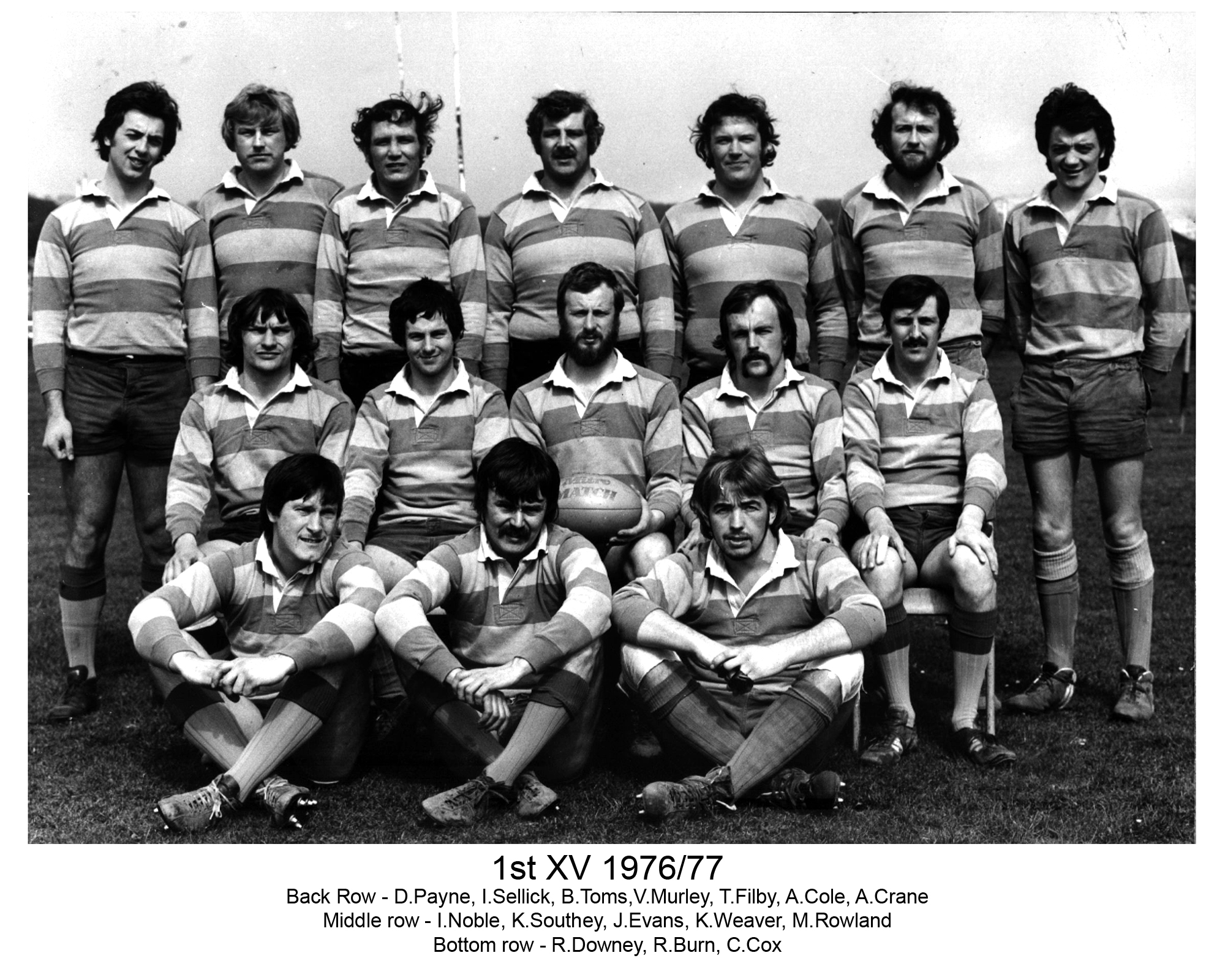 Brian Toms - 1st 1976-77