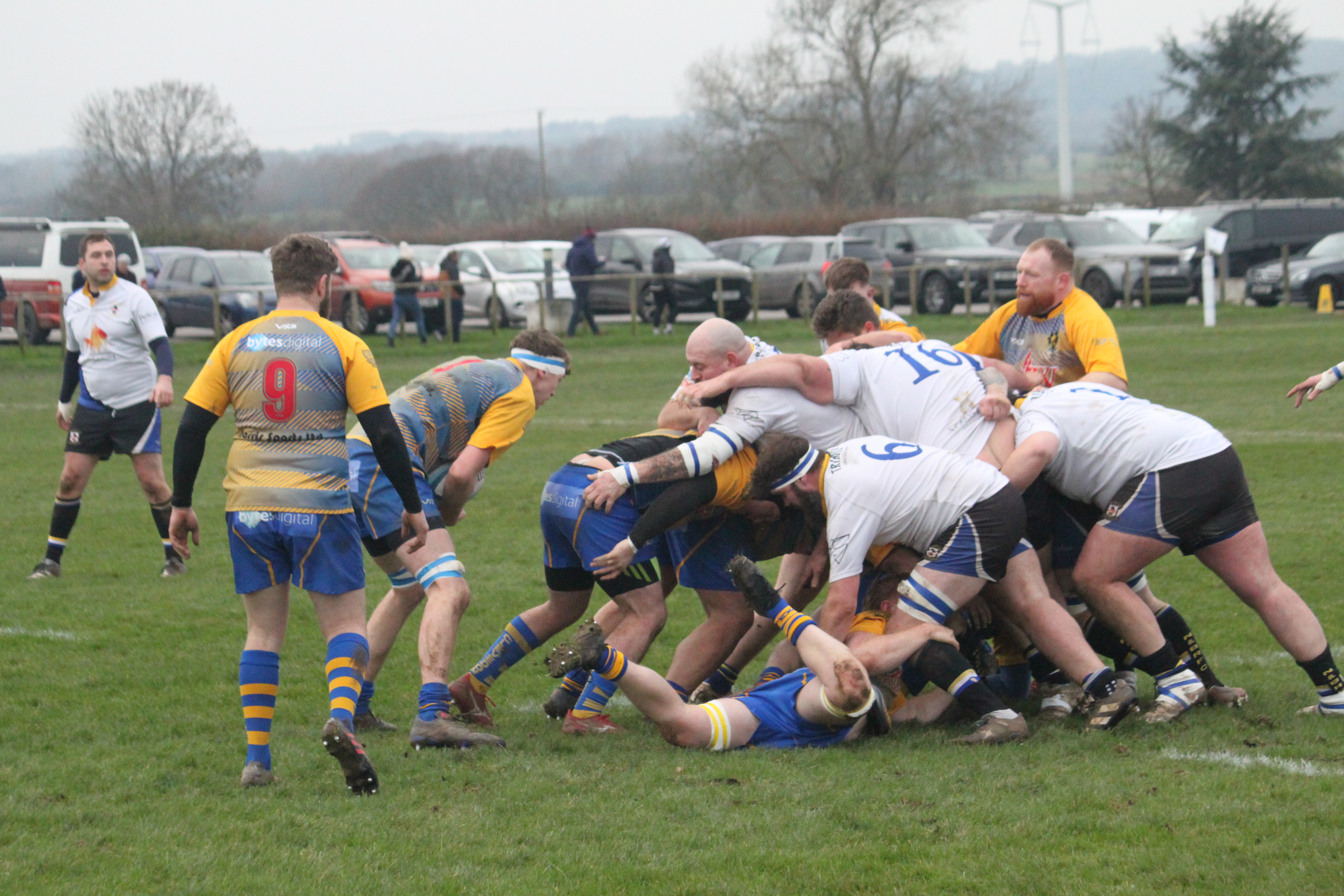 George in action before his injury...