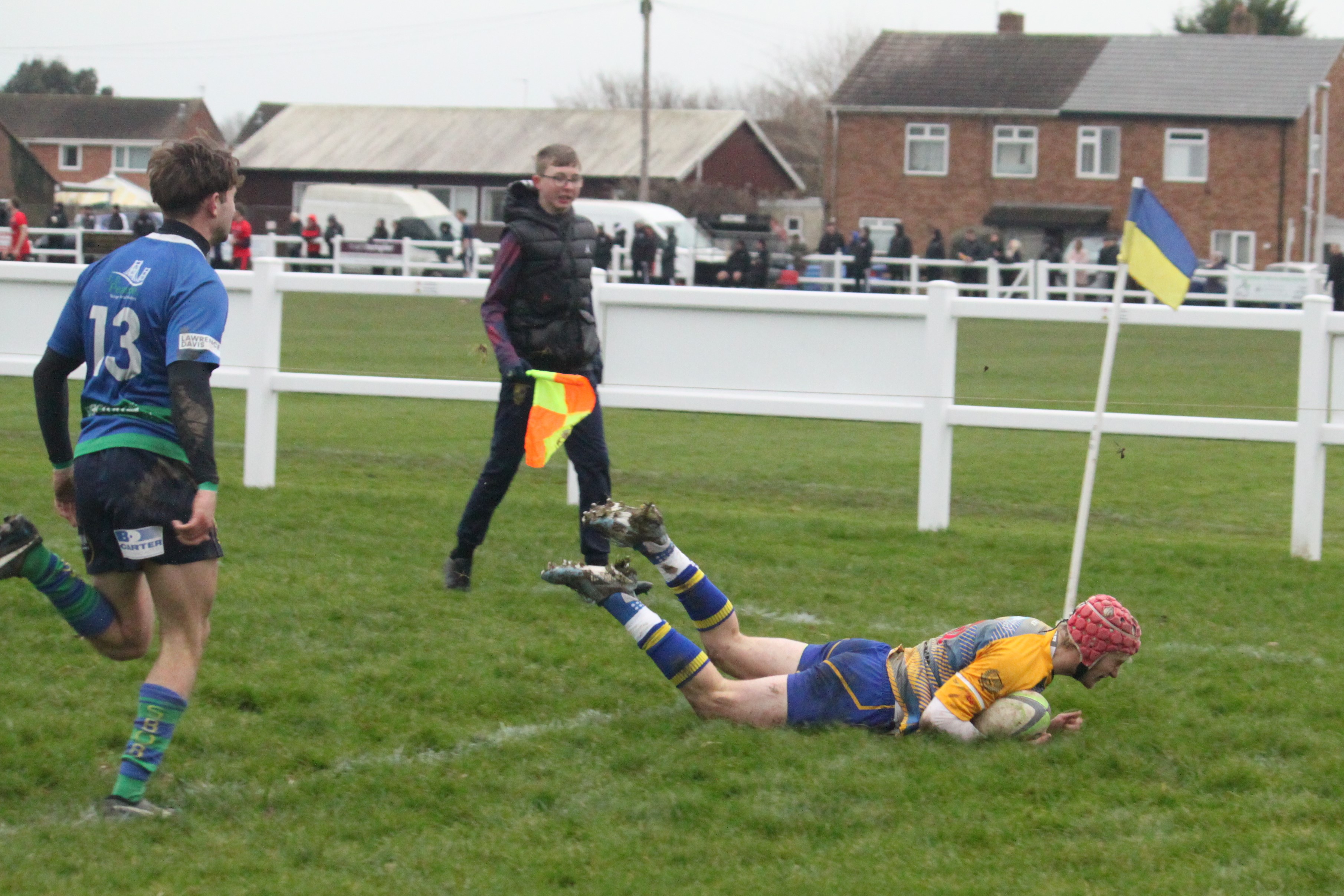 Archie Birkbeck scores