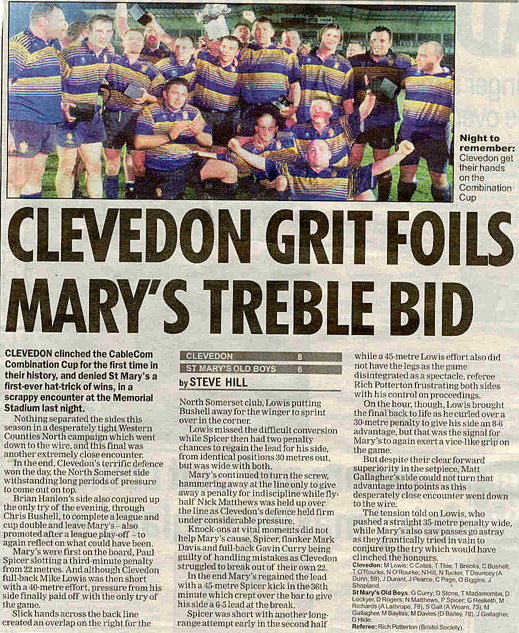 2002 Combination Cup final